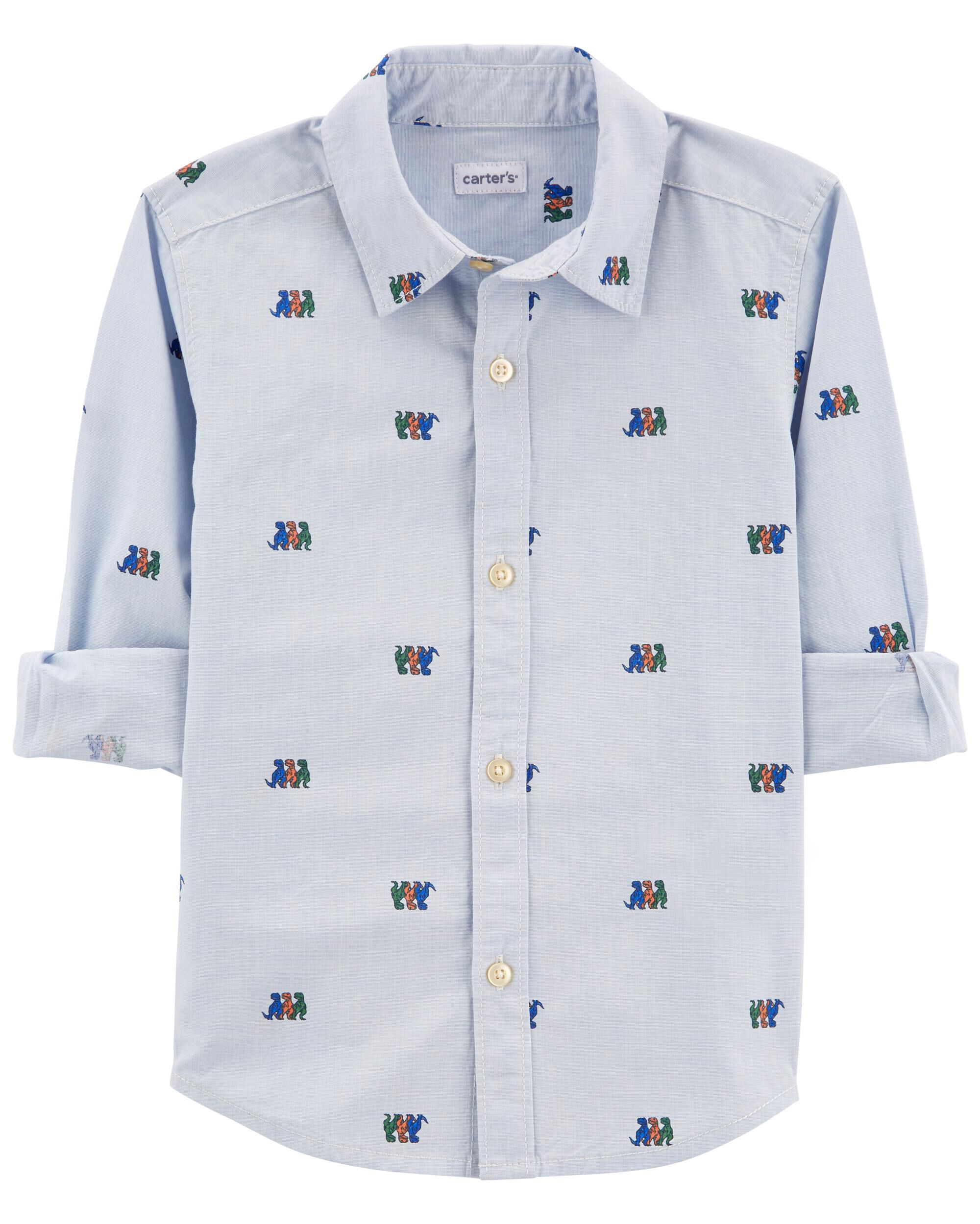 Baby boy white long sleeve shirt