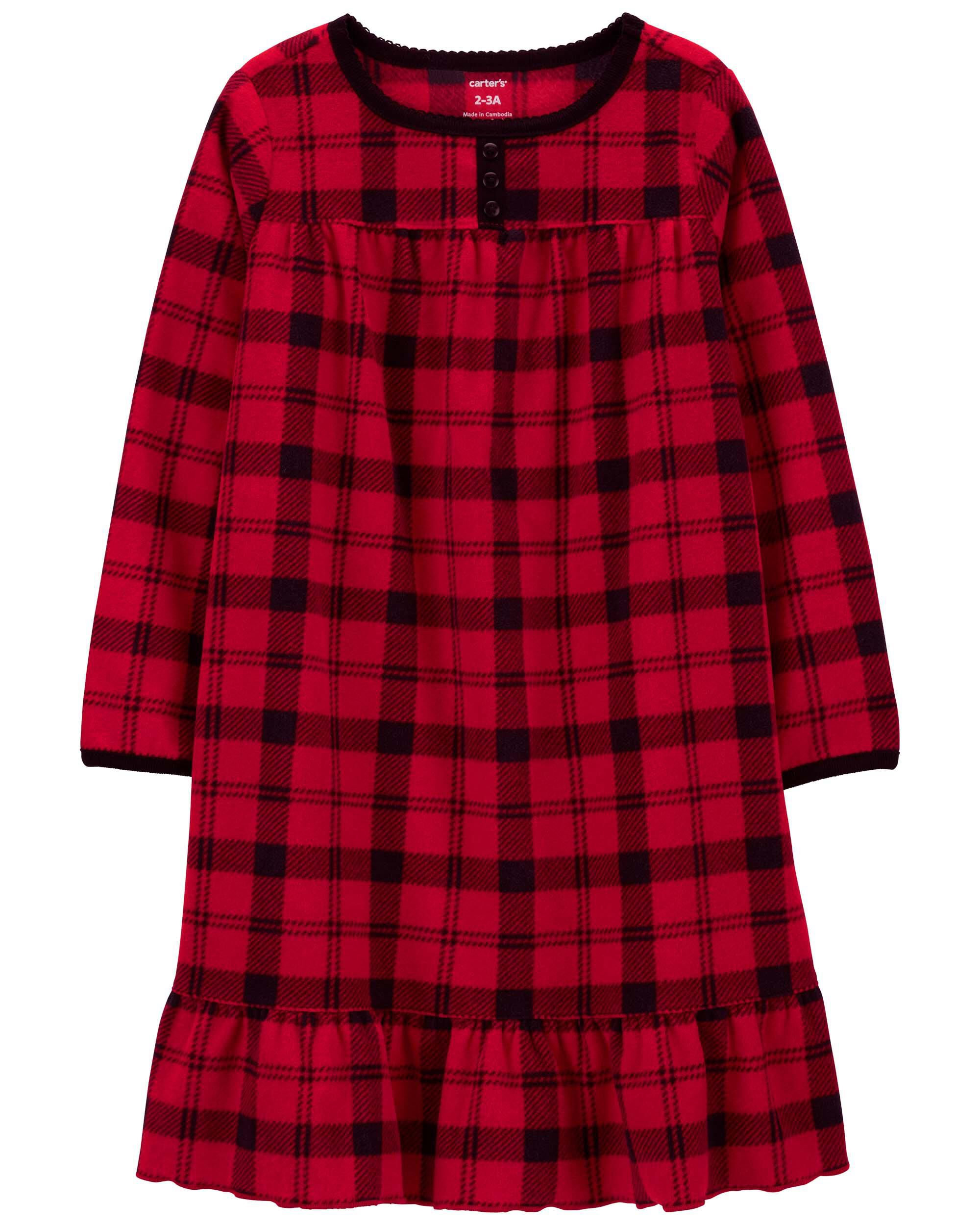 Plaid Fleece Nightgown Carter s Carter s