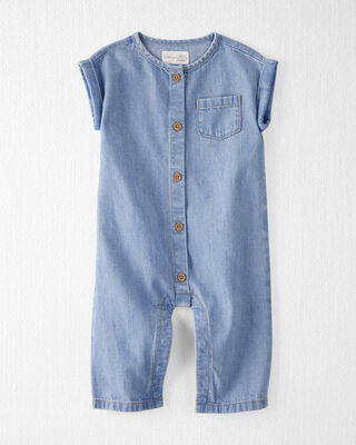 Product image 1 of Baby Organic Cotton Chambray Jumpsuit