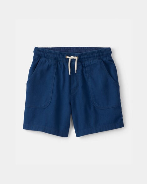 boys twill shorts - blue