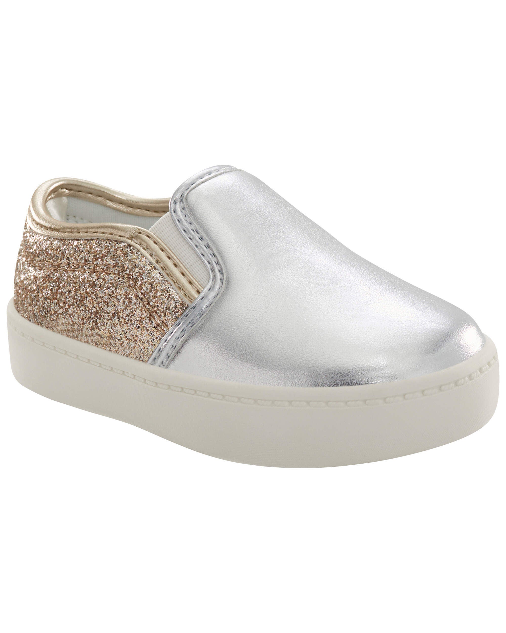 Toddler Metallic Slip On Casual Shoes Carter s Carter s