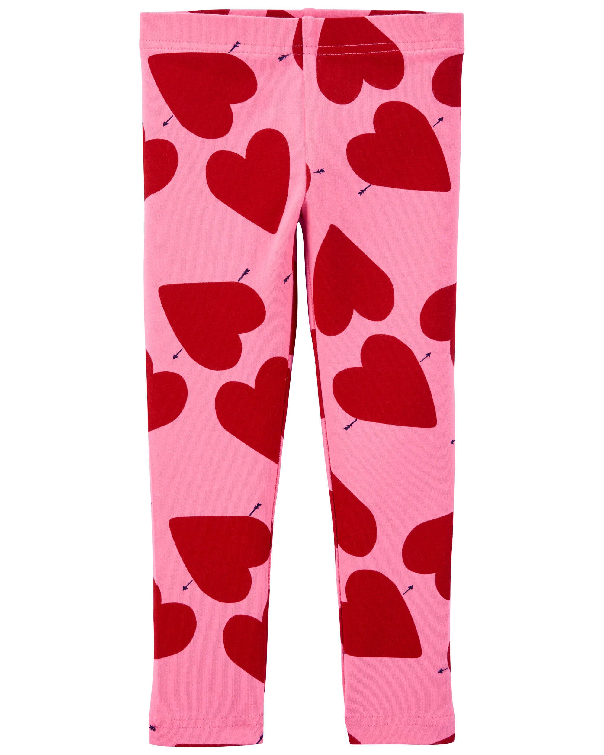 Red toddler girl leggings best sale