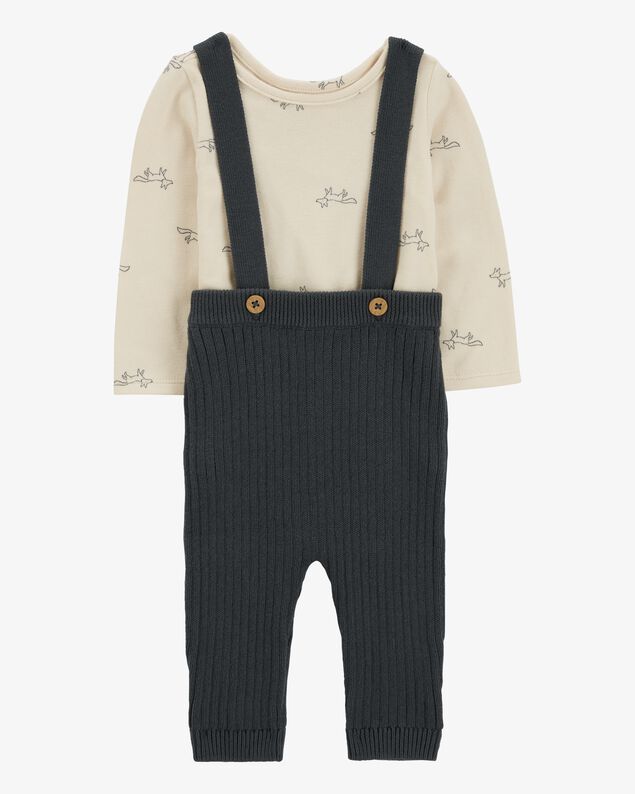 Product image 1 of Baby 2-Piece Bodysuit & Sweater Coveralls