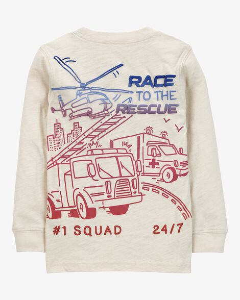  Product image 2 of Baby Firefighter Rescue Graphic Tee