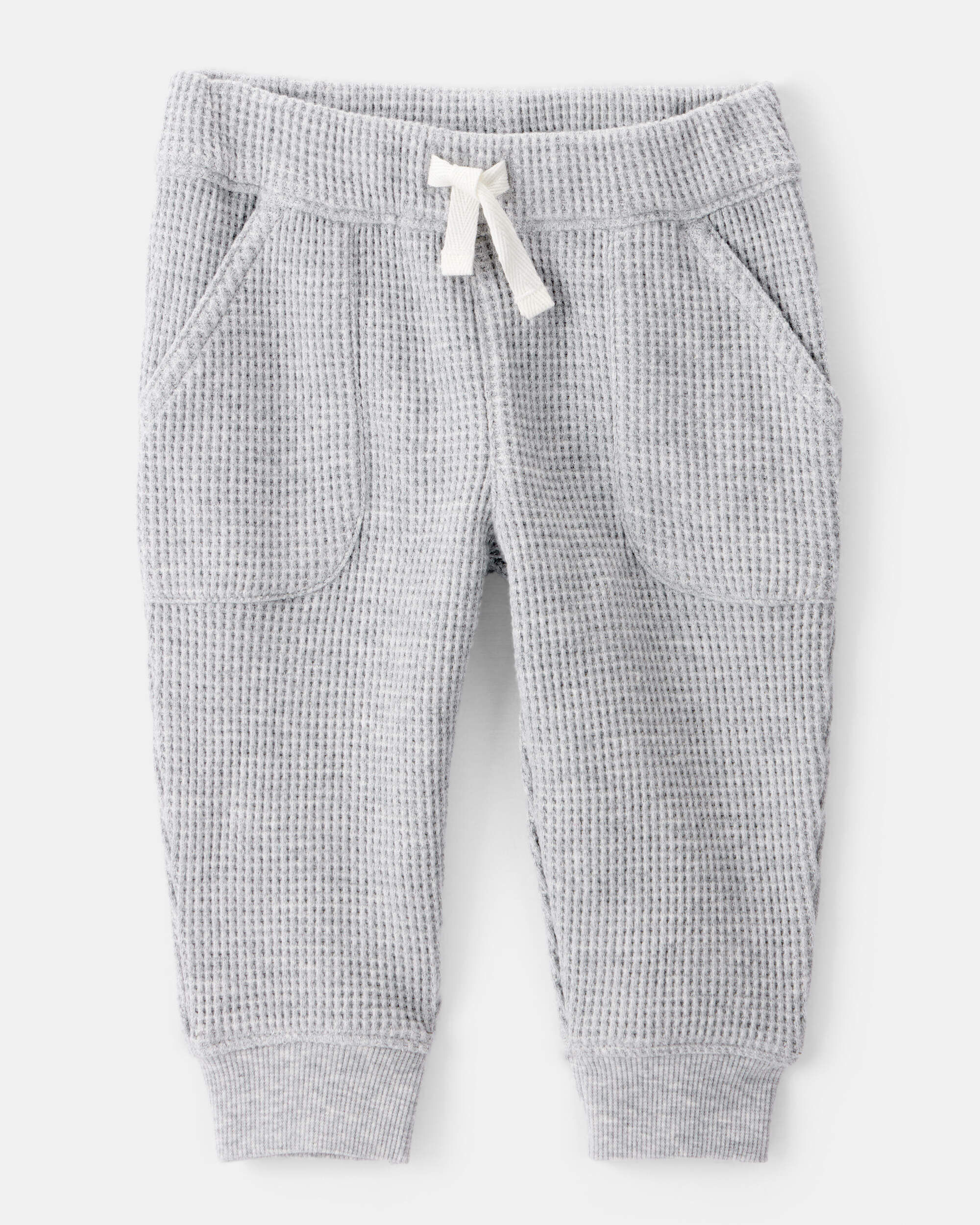 Baby Boy 3-Piece Thermal Bear Little Cardigan Set - Grey/Green