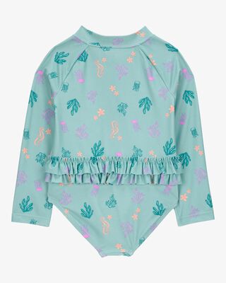 Product image 2 of Toddler 1-Piece Coral Print Rashguard