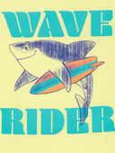 Yellow - Baby Wave Rider Graphic Tank, Selected