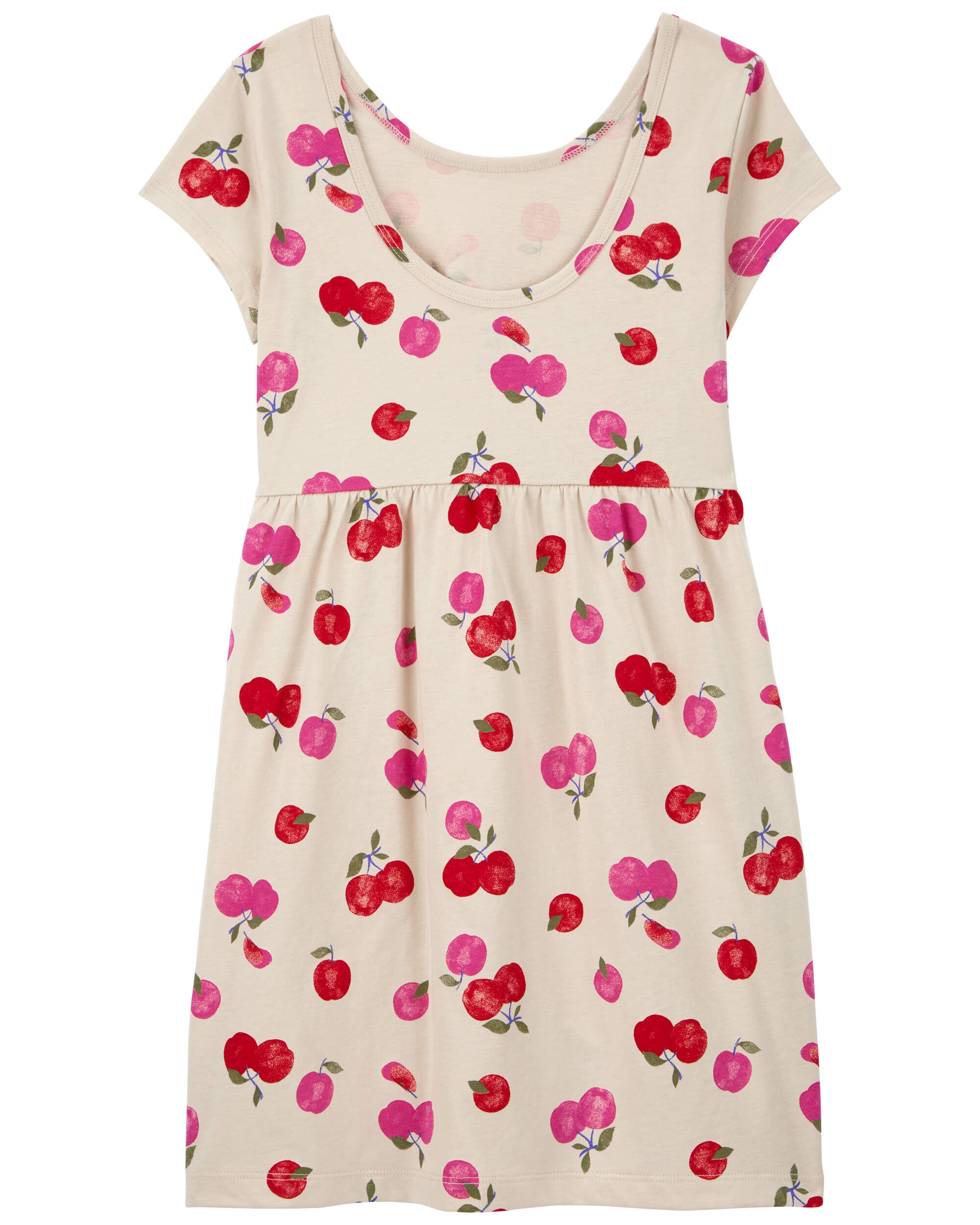 ★2023SS新作★KIRSH★DOODLE CHERRY SPORTS DRESS Kid Cherry Jersey Dress - Carter's | Carter's