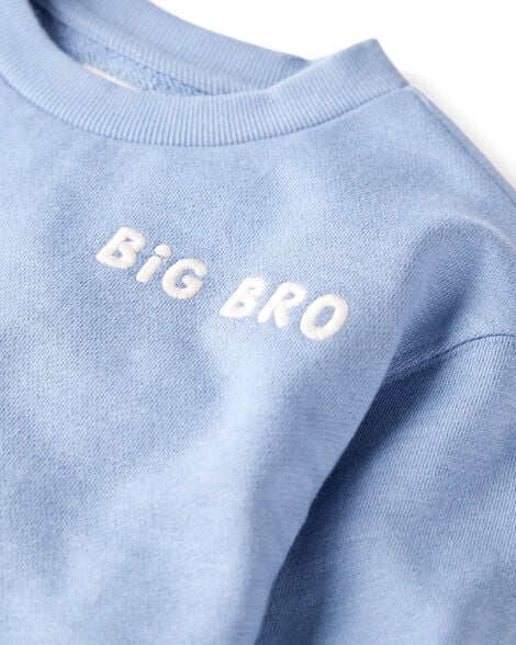 Toddler Organic Cotton Big Bro Sweatshirt