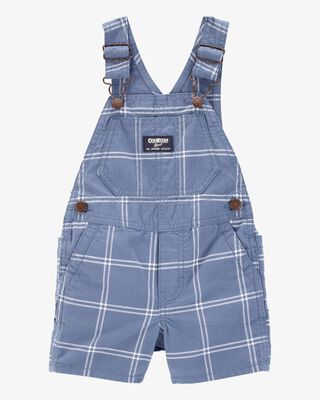 Product image 1 of Baby Plaid Shortalls - Blue