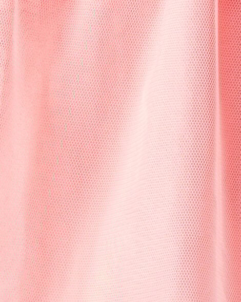 Toddler Girl Bow Long-Sleeve Top & Tulle Skirt Set - Pink