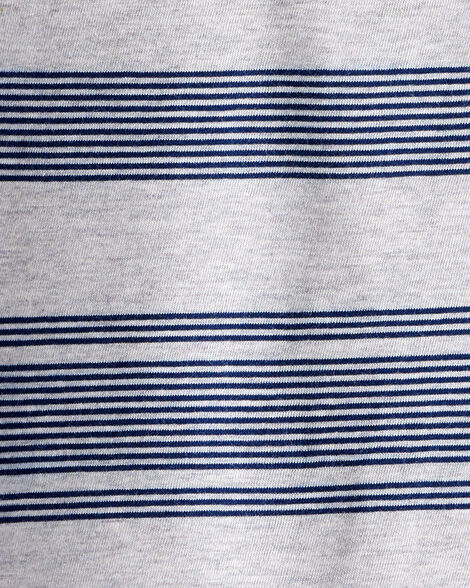 Product image 2 of Boys Striped Long-Sleeve Tee - Grey/Navy