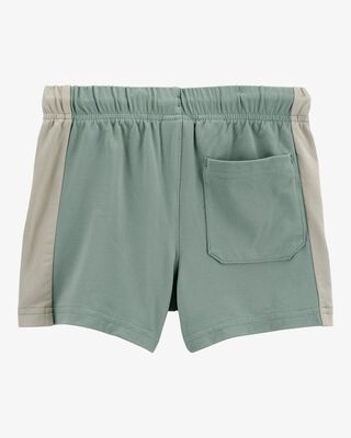 Product image 2 of Toddler Colorblock Pull-On Active Shorts - Green