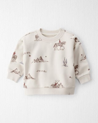Baby Organic Cotton Cable Knit Sweater 