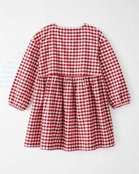 Product image 2 of Toddler Girl Organic Cotton Flannel Dress