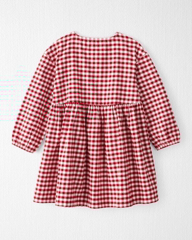 Product image 2 of Toddler Girl Organic Cotton Flannel Dress