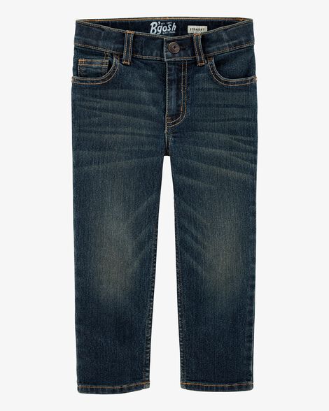  Product image 1 of Baby Faded Dark Wash Straight-Leg Jeans