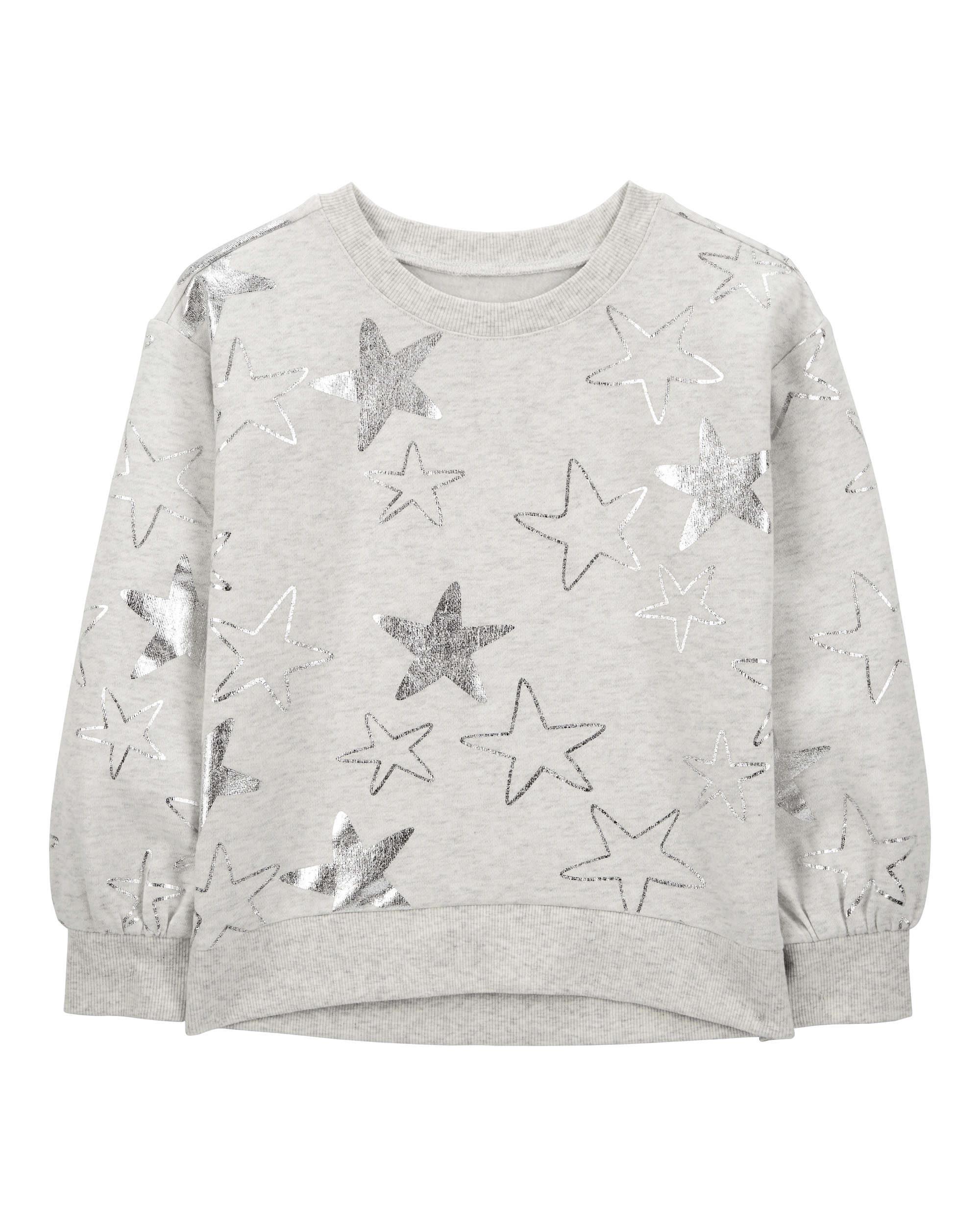 Kid Metallic Star Fleece Sweatshirt - Carter's | Carter's