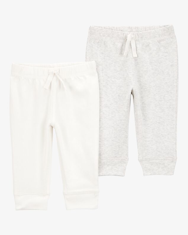 Product image 1 of Baby 2-Pack Pull-On Pants - Ivory