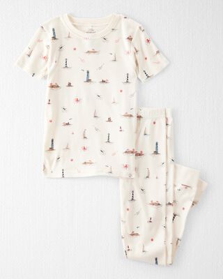 Product image 1 of Kid Organic Cotton Pajamas in Coastal Vacation