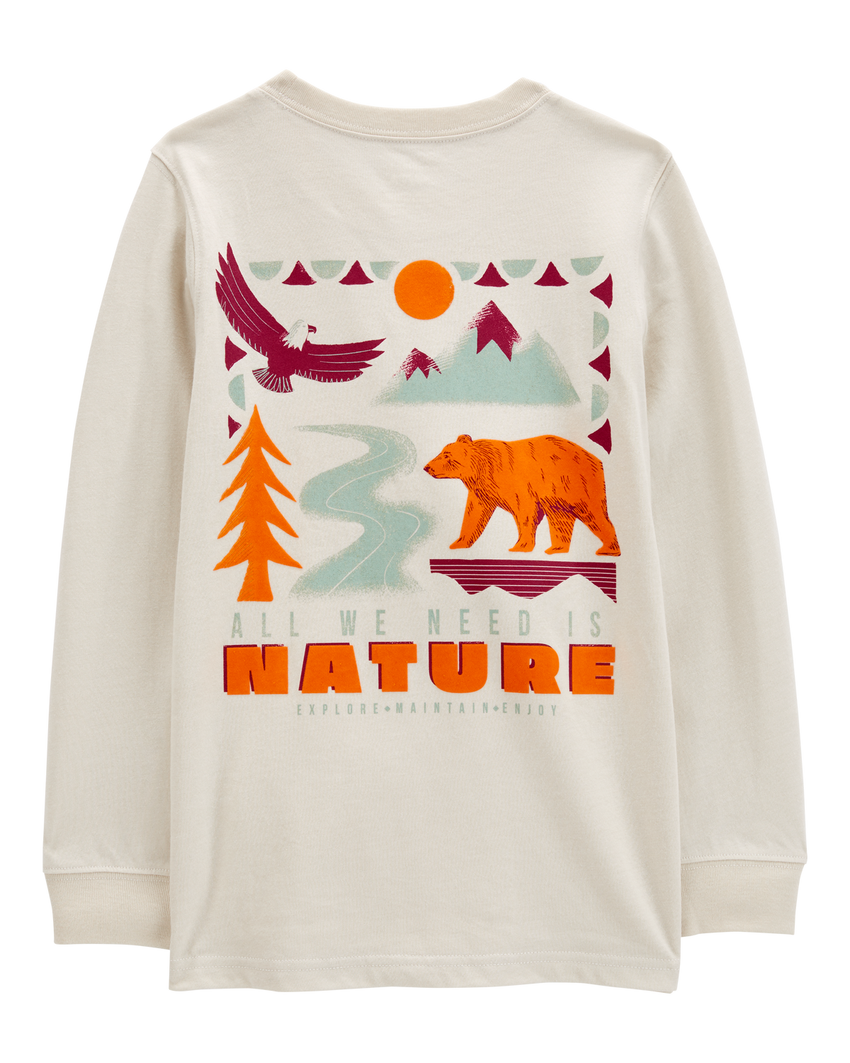 Kid Nature Hike Long-Sleeve Graphic Tee - Carter's | Carter's