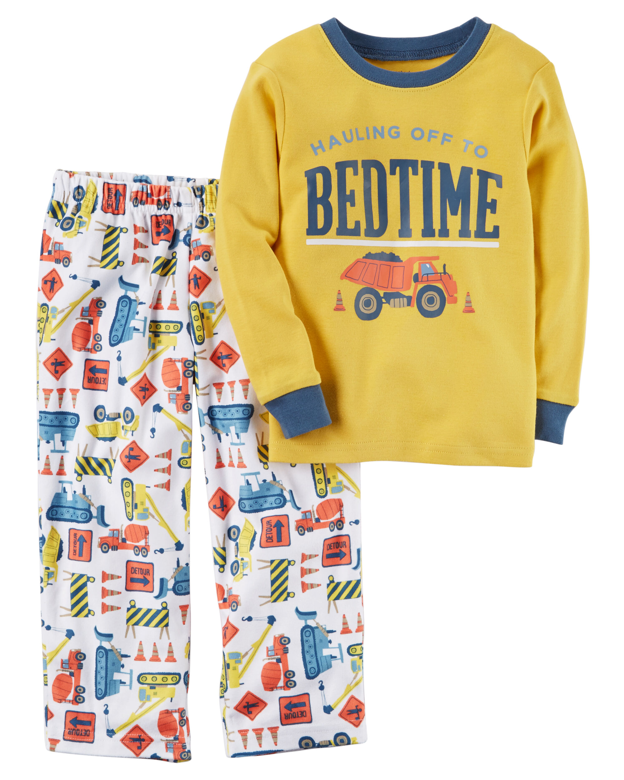 carter's construction pajamas