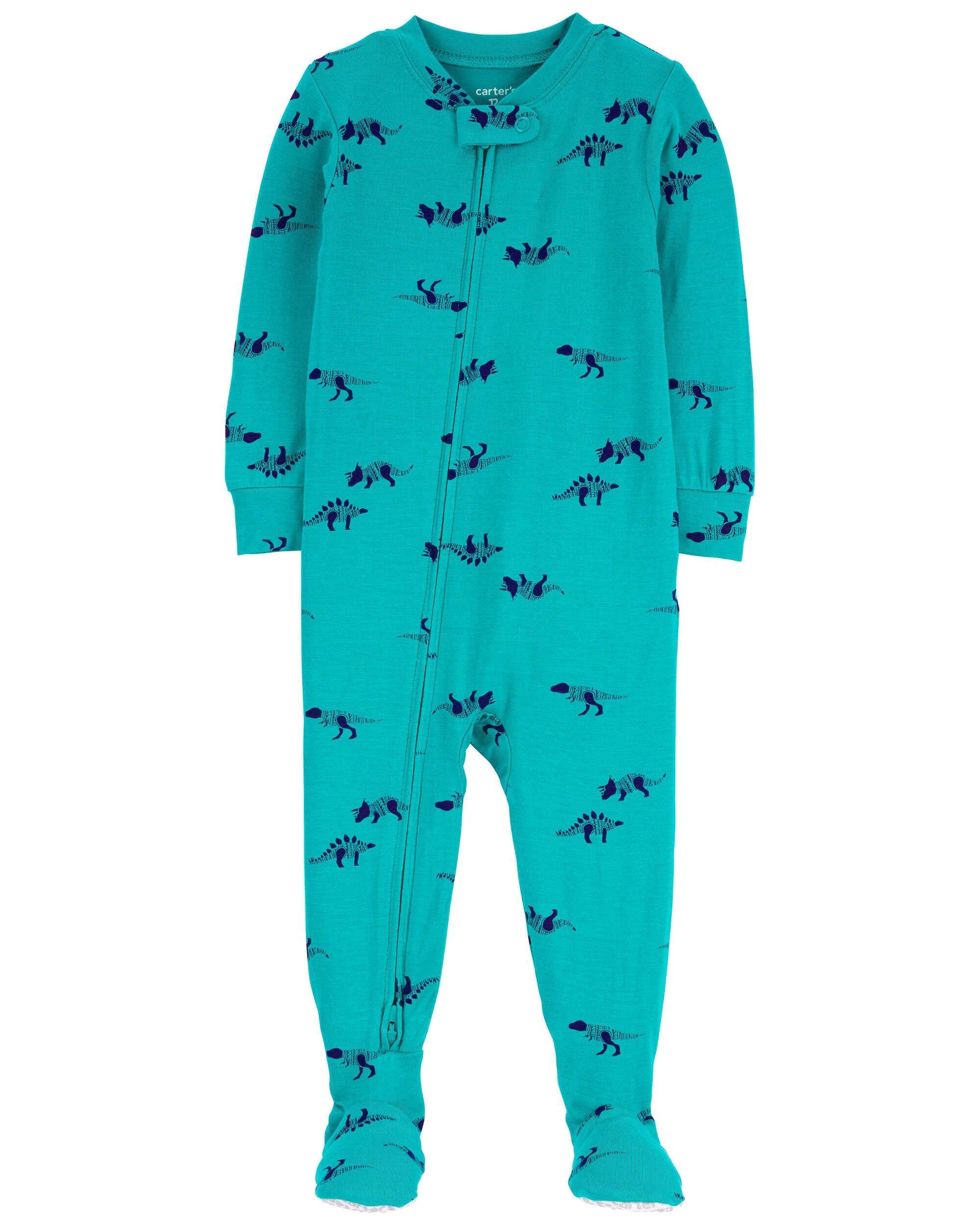 Baby 1 Piece Dinosaur PurelySoft Footie Pajamas