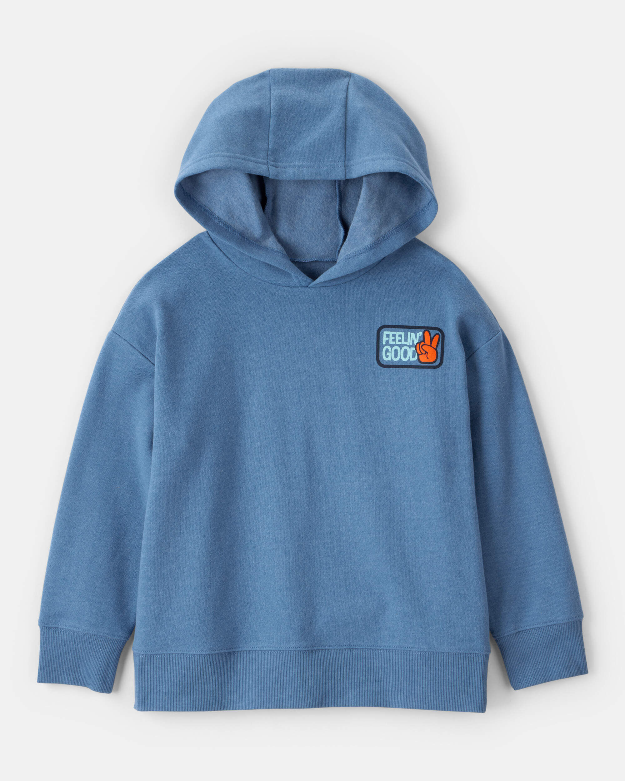 Boys Skateboard Long-Sleeve Pullover Hoodie - Blue - OshKosh