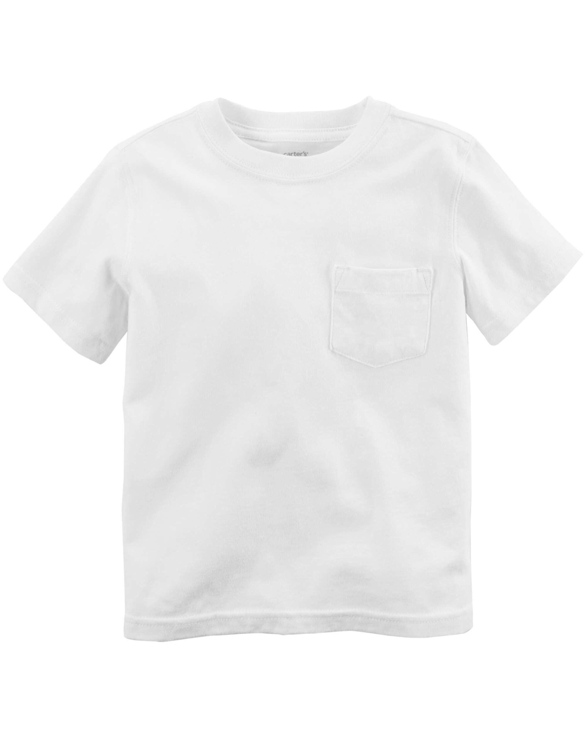 Kid White Pocket Jersey Tee | carters.com