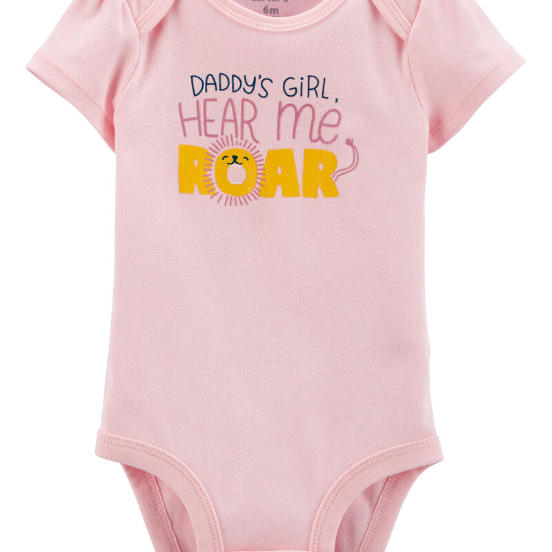 Baby Pink Daddy S Girl Original Bodysuit Carters Com