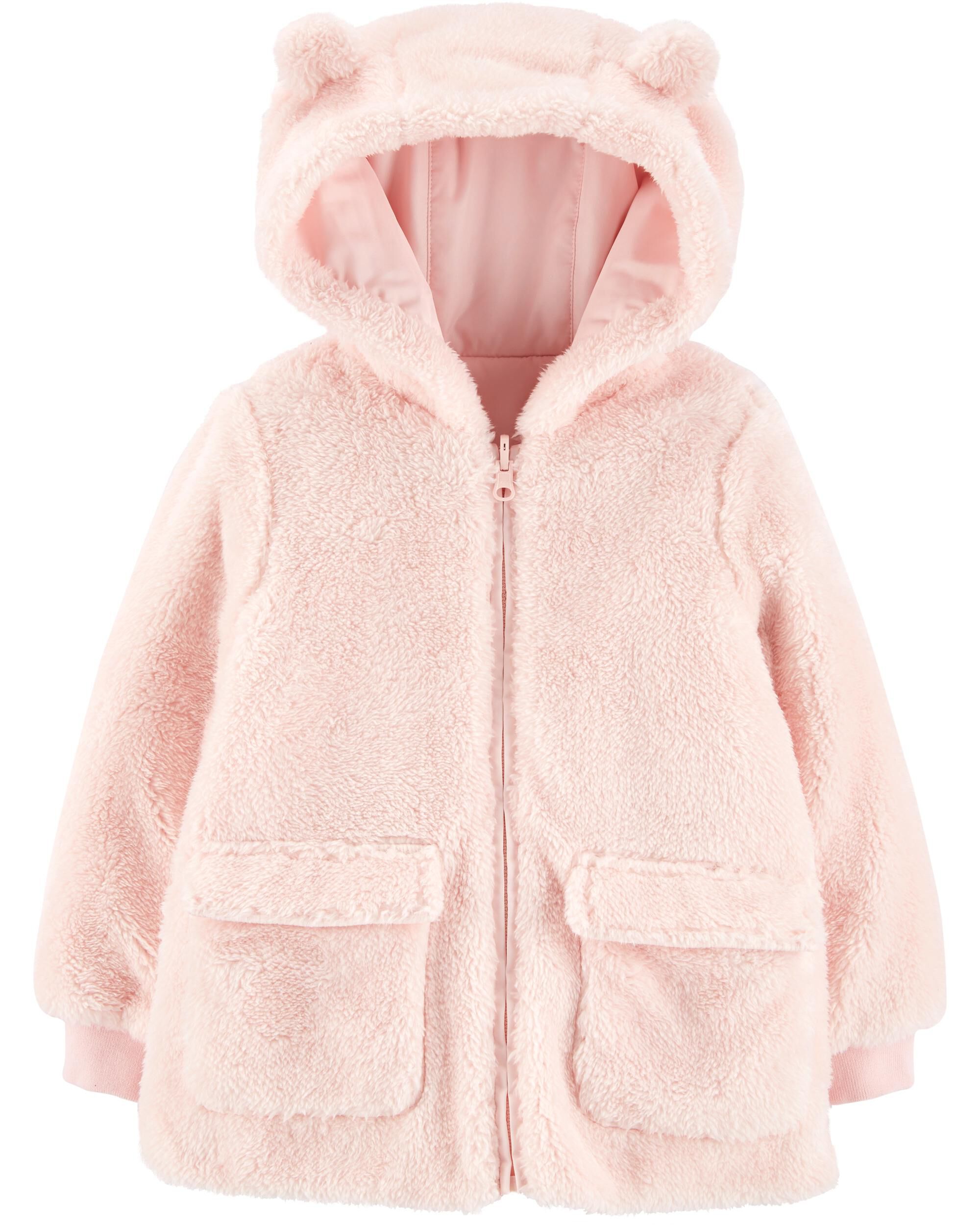 sherpa hoodie toddler girl