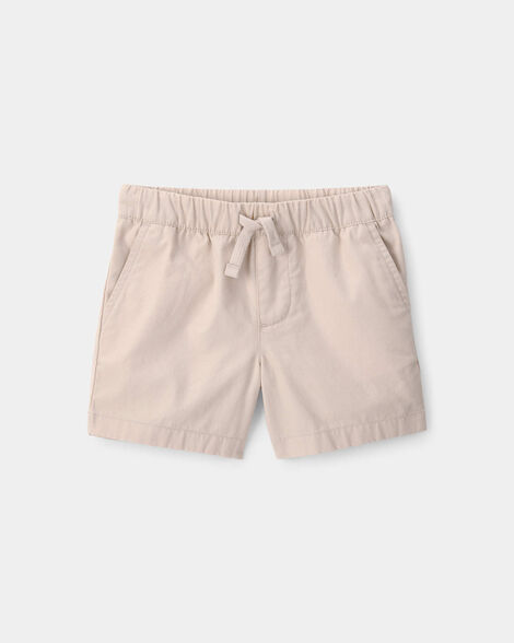 baby boy canvas shorts - khaki