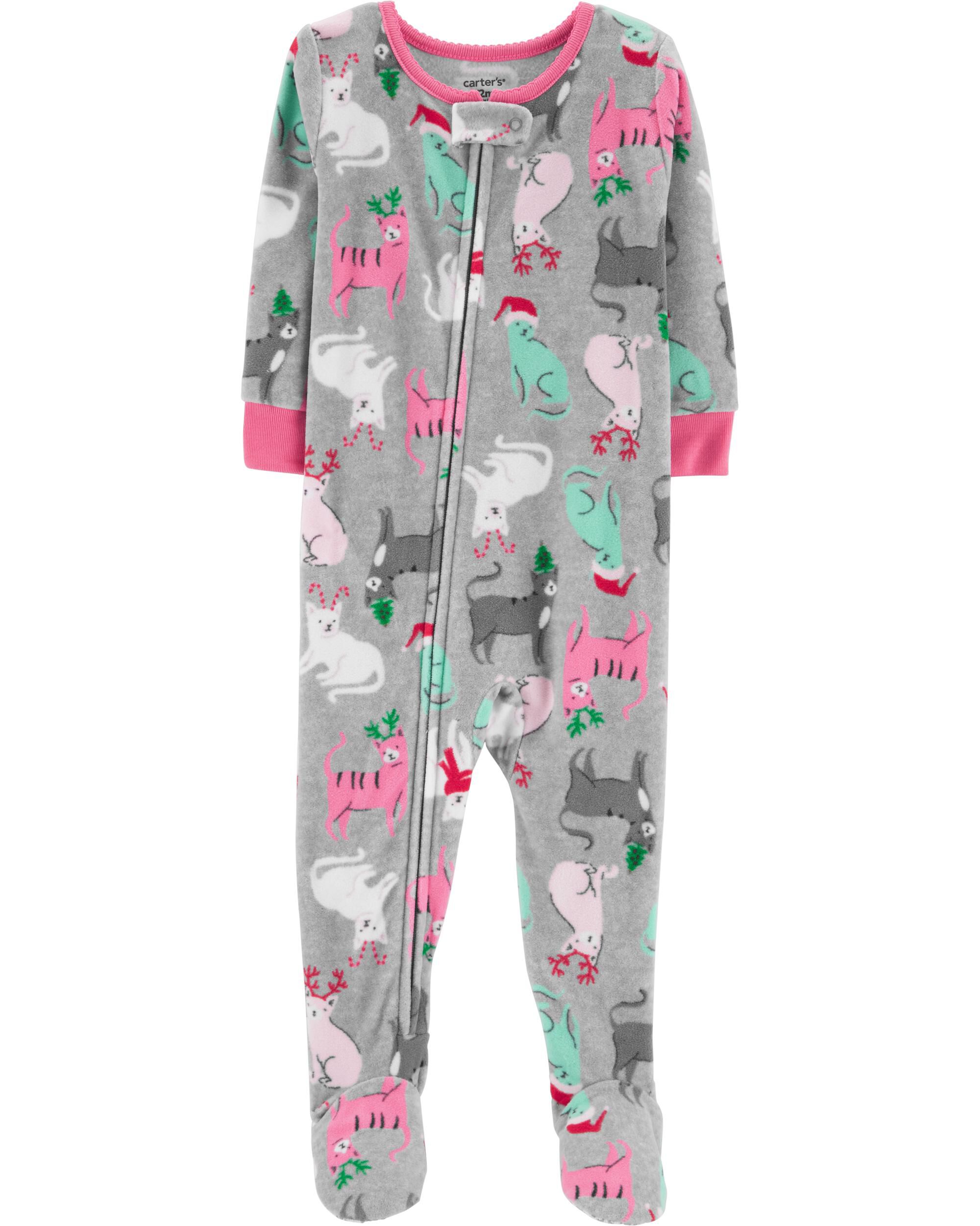 carters fleece christmas pajamas