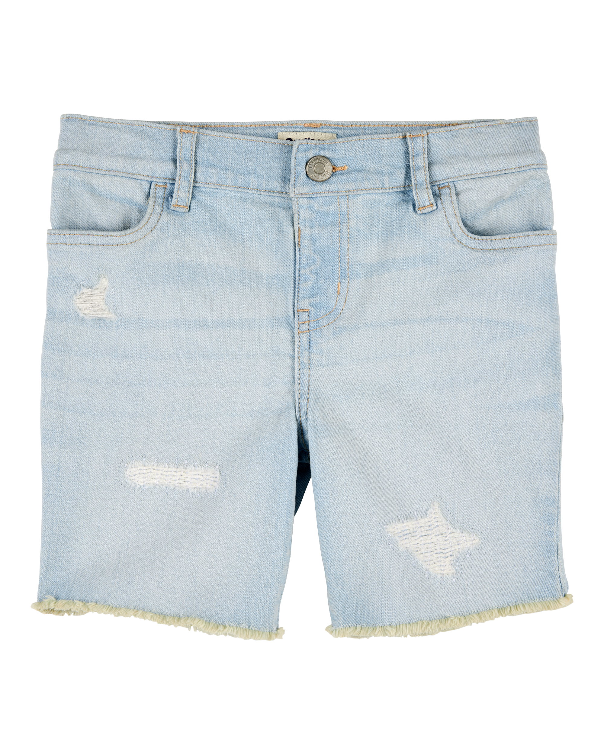 Kid Mid-Length Iconic Denim Short - Splash Wash