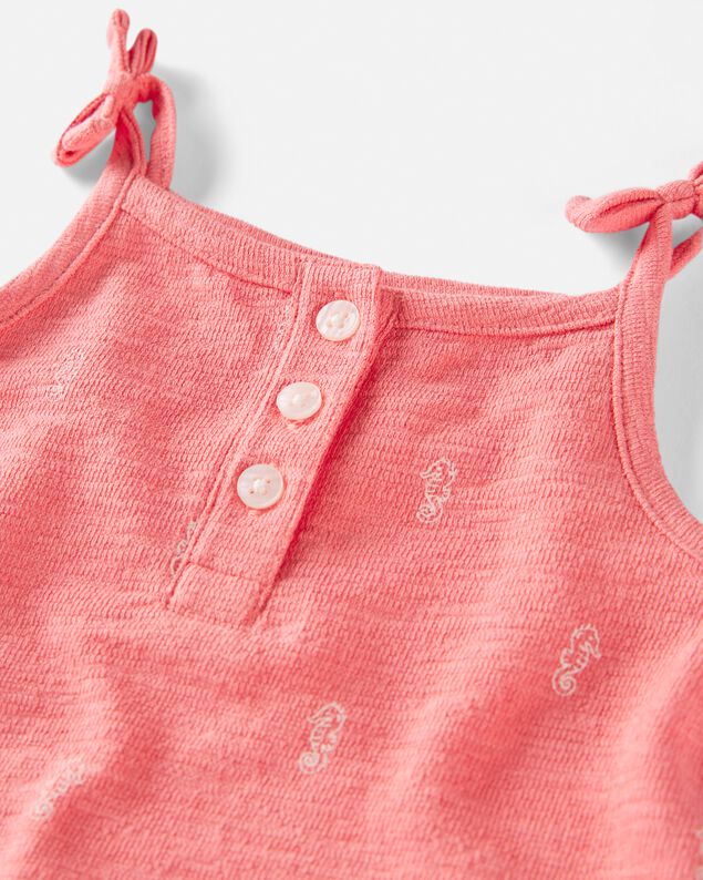 Product image 2 of Baby  Romper Made with Organic Cotton in Seahorse Print