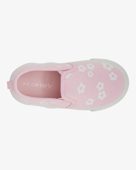  Product image 4 of Toddler Slip-On Floral Sneakers - Pink