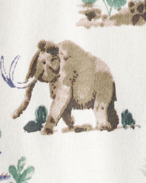  Product image 3 of Kid Dinosaur Print Organic Cotton 2-Piece Pajamas