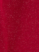 Red - Toddler Glitter Cozy Fleece Leggings, Selected