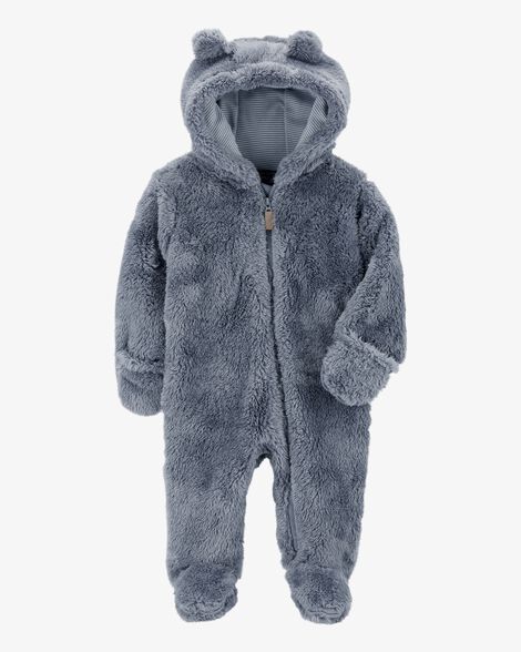 Map California Love Hooded Baby Onesie