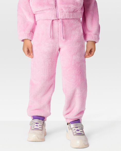 Product image 1 of Toddler Velour Joggers - Pink