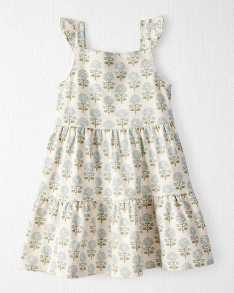  Product image 1 of Toddler Organic Cotton Floral-Print Dress