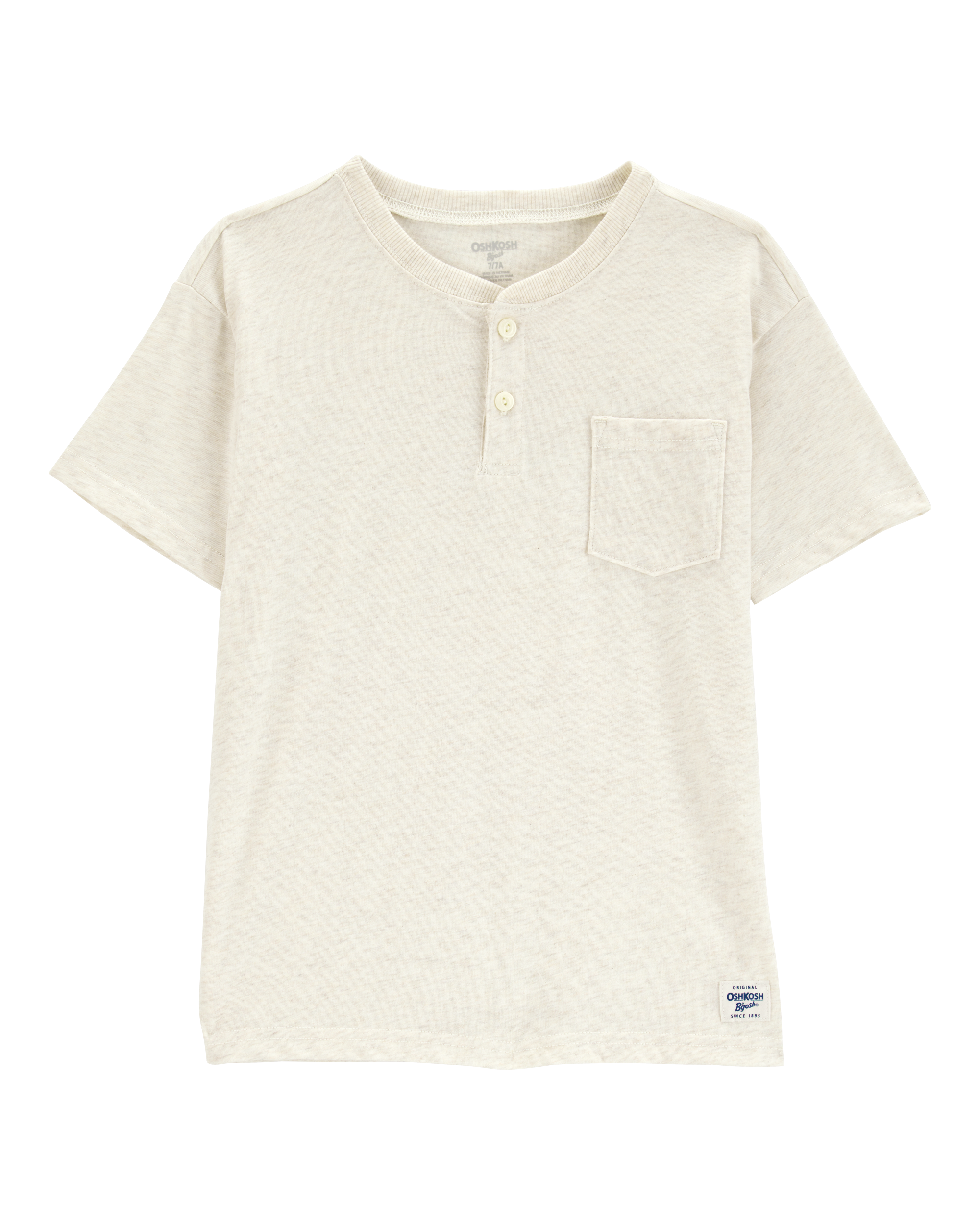 Kid Pocket Henley Tee