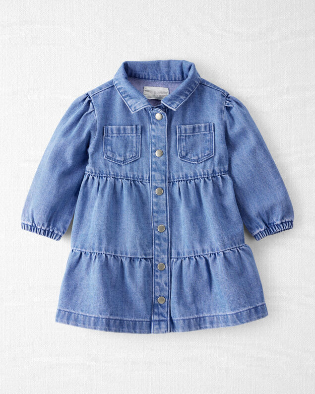 Product image 1 of Baby Girl Organic Cotton Denim Dress