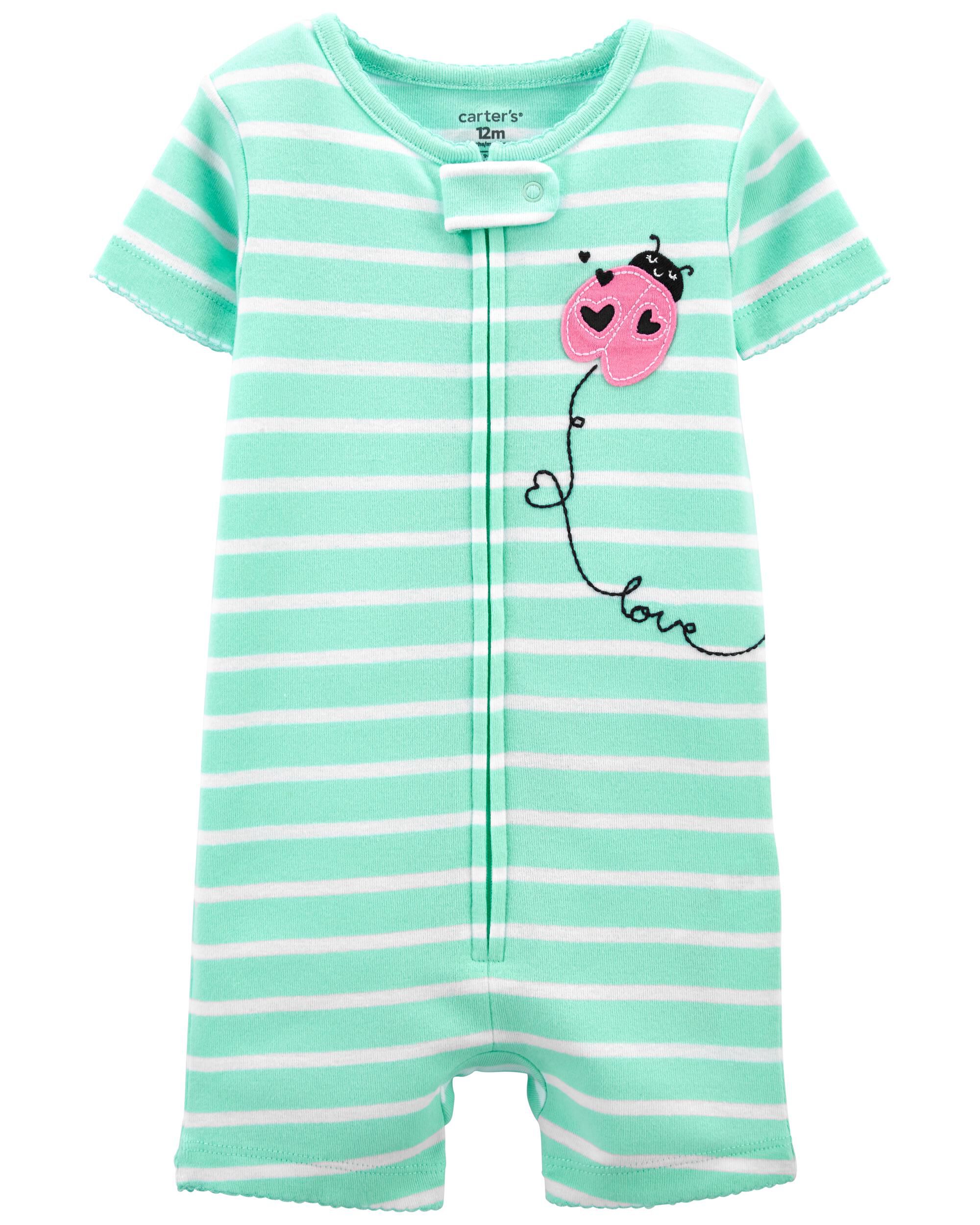 carters romper pajamas