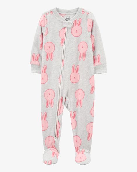 Product image 1 of Baby 1-Piece Bunny Fleece Pajamas
