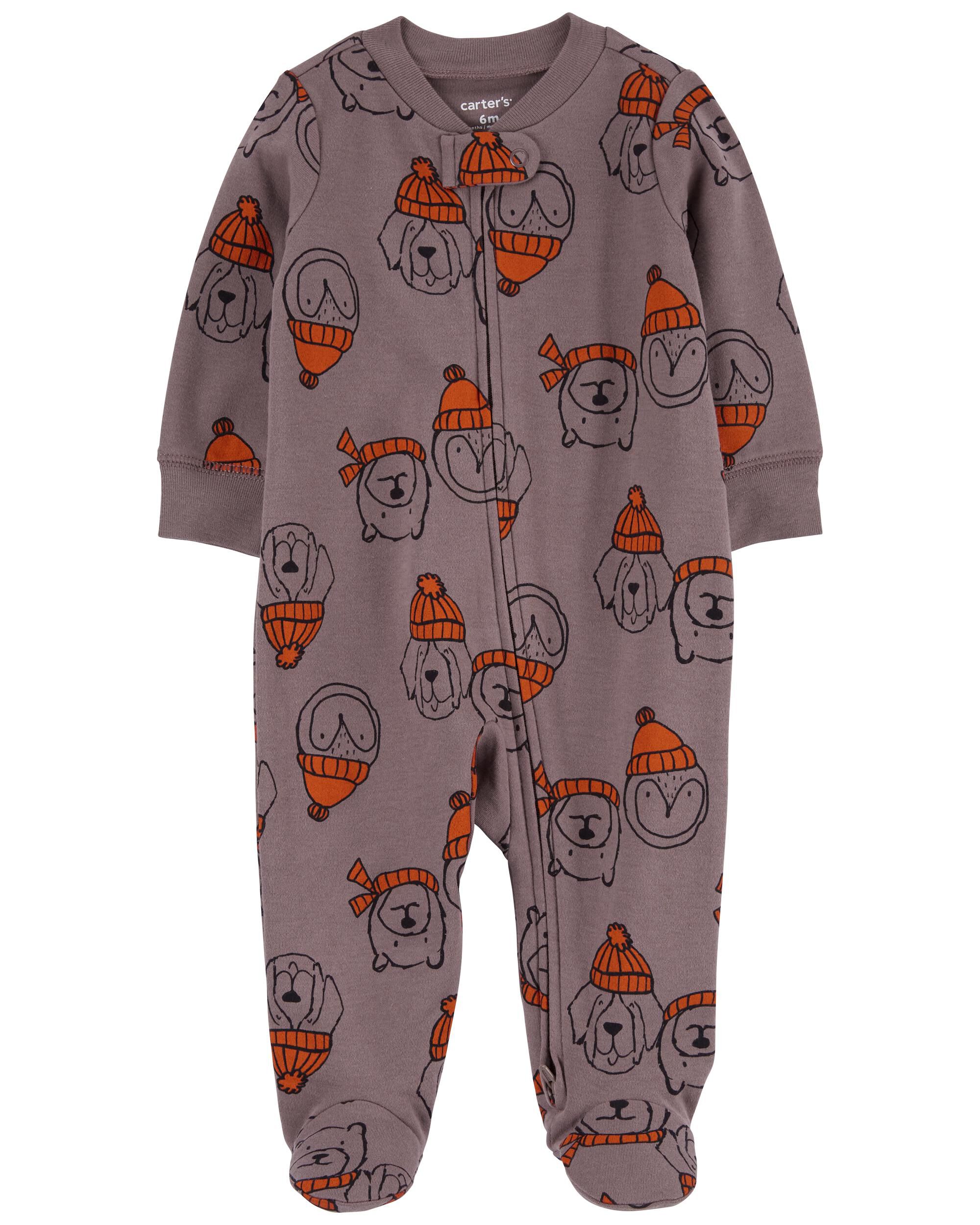 Baby Animal Print 2 Way Zip Cotton Sleep Play Pajamas Carter s Carter s