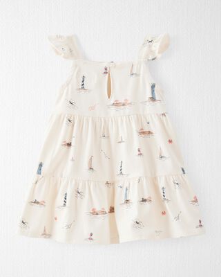 Product image 2 of Baby Organic Cotton Dress in Coastal Vacation Print