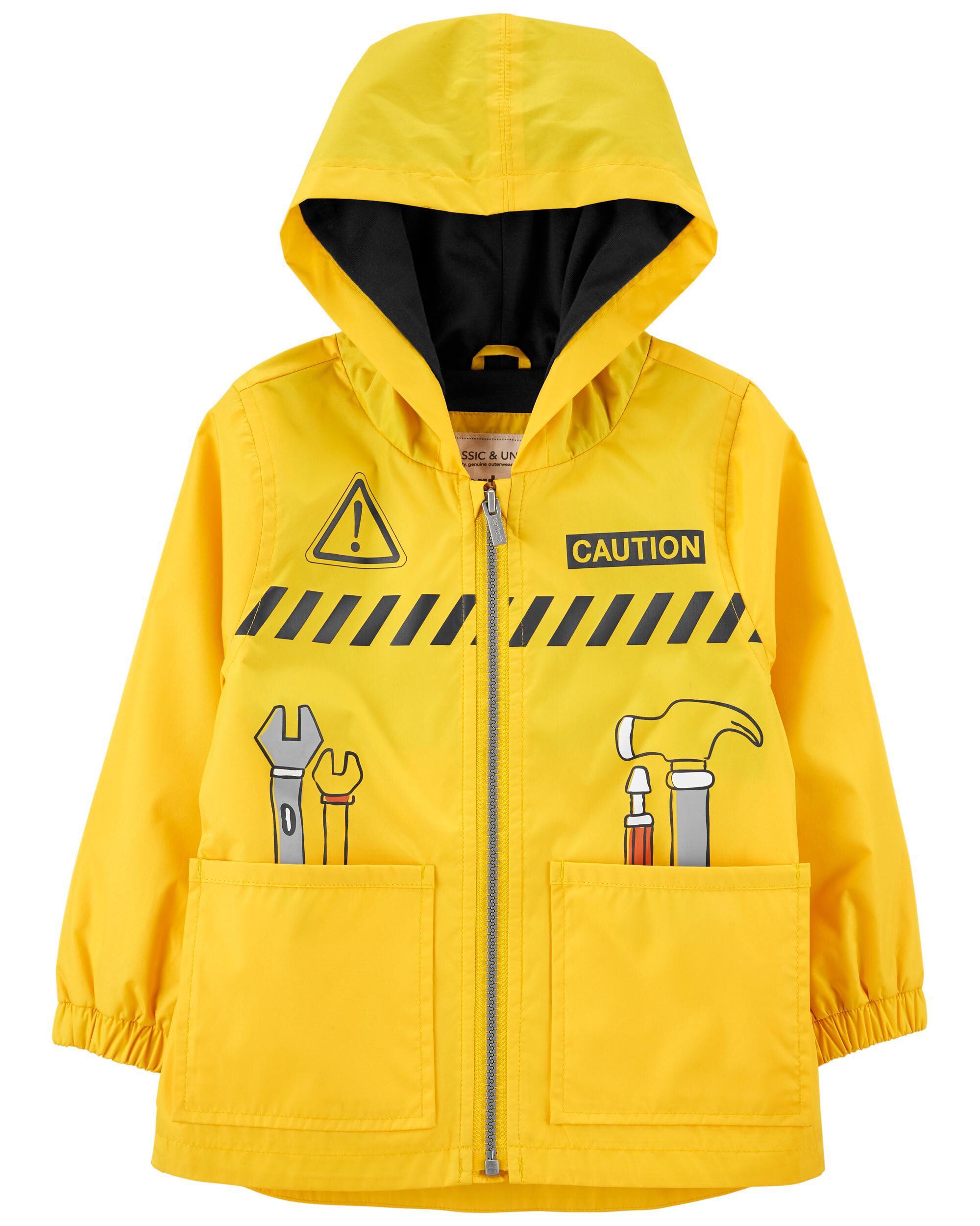 Yellow Construction Raincoat | carters.com