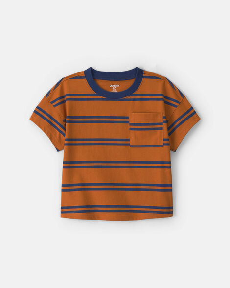 Toddler Boy Striped T-Shirt - Yellow