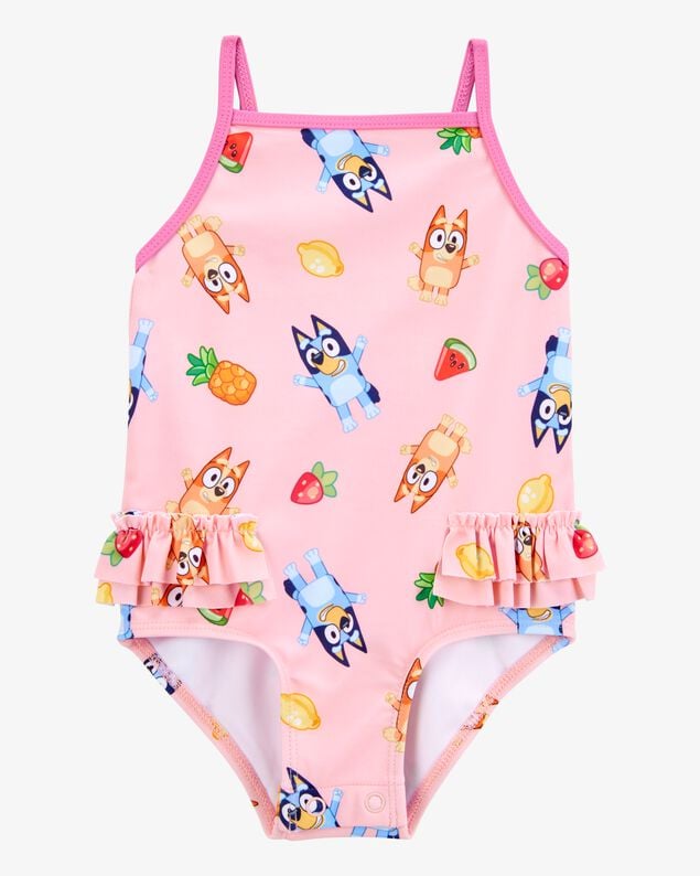 Product image 1 of Baby Girl Bluey™ 1-Piece Swimsuit - Pink